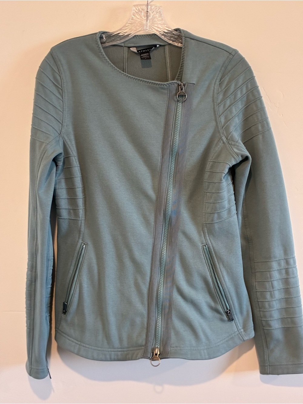 Athleta Sage Asymmetrical Moto Jacket